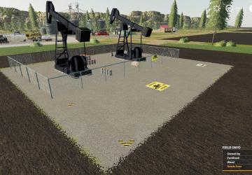 Мод Crude Oil Derrick версия 1.0 для Farming Simulator 2019 (v1.5.x)