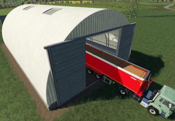 Мод CURVED STEEL SHEDS версия 1.0 для Farming Simulator 2019 (v1.3.0.1)