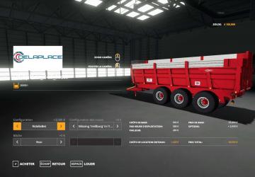 Мод Delaplace Benne Pack версия 1.0 для Farming Simulator 2019 (v1.5.1.0)
