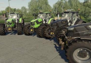 Мод Deutz Fahr 7250 TTV версия 1.0.0.0 для Farming Simulator 2019