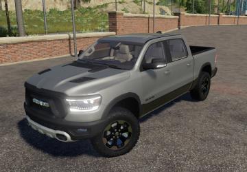 Мод Dodge Ram 1500 Rebel версия 1.1 для Farming Simulator 2019 (v1.2.x)