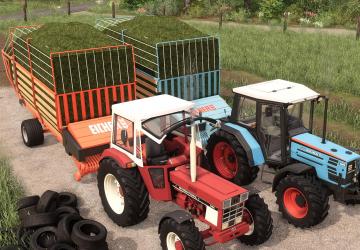 Мод Eicherladewgen rot/blau версия 2.0 для Farming Simulator 2019 (v1.6.0.0)