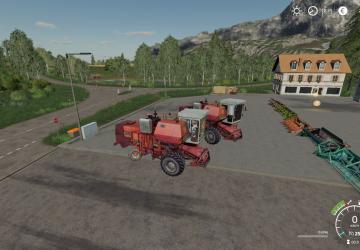 Мод Енисей 1200 красный версия 1.0 для Farming Simulator 2019 (vфс 19)