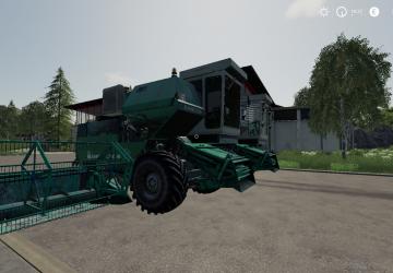 Мод Енисей 1200 Старый Зелёный версия 1.0 для Farming Simulator 2019 (v19)