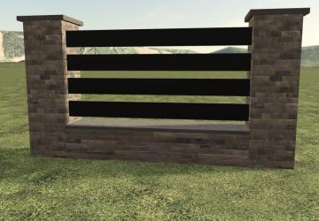 Мод Fence (Prefab*) версия 1.0.0.0 для Farming Simulator 2019