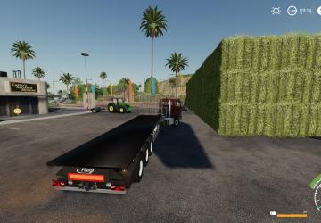 Мод Fliegl Flatbed «Squarebale» Autoload версия 1.0.0.3 для Farming Simulator 2019 (v1.2.0.1)
