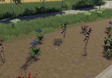 Мод Flowers by Wolf43 версия 1.0 для Farming Simulator 2019 (v1.2.0.1)