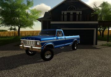 Мод Ford F-150 Ranger XLT 1978 версия 0.9.6.0 для Farming Simulator 2019 (v1.5.x)