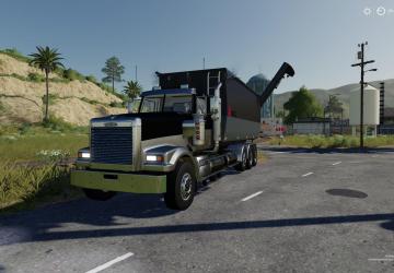 Мод Freightliner FLD120 Hooklift версия 1.1.0.0 для Farming Simulator 2019 (v1.3.x)