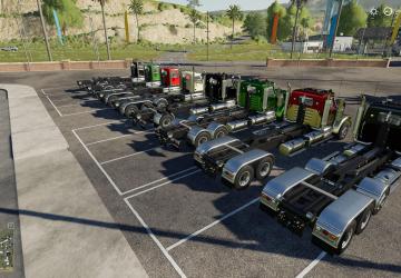 Мод Freightliner FLD120 Hooklift версия 1.1.0.0 для Farming Simulator 2019 (v1.3.x)