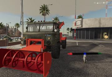 Мод ГАЗ-66 Универсальный погрузчик версия 1.6 для Farming Simulator 2019 (v1.6)