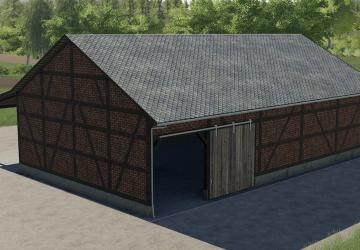 Мод Half-Timbered Barn версия 1.0.0.0 для Farming Simulator 2019 (v1.5.х)