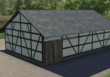 Мод Half-Timbered Barn версия 1.0.0.0 для Farming Simulator 2019 (v1.5.х)