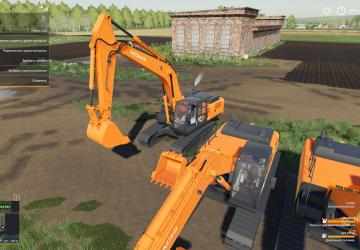 Мод Hitachi 350LC6 версия 1.3 для Farming Simulator 2019 (v1.5.1.0)