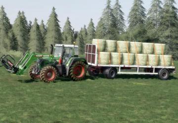 Мод Homemade bale trailer SUN 2005 версия 1.0.0.0 для Farming Simulator 2019 (v1.4х)