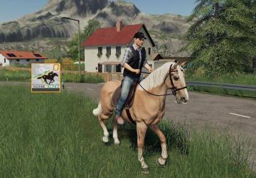 Мод HorseHelper версия 1.1 для Farming Simulator 2019 (v1.4)