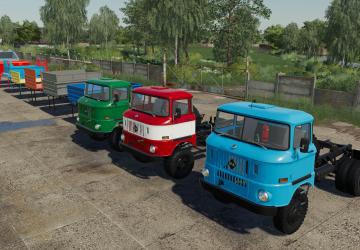 Мод IFA W50 Pack версия 1.0.0.0 для Farming Simulator 2019 (v1.7x)