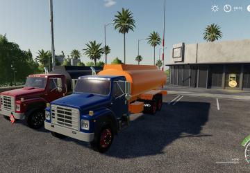 Мод International S1900 Fuel Truck версия 1.0.0.0 для Farming Simulator 2019 (v1.7.x)