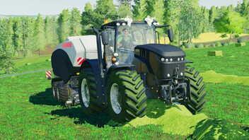 Мод JCB 8000 - Черные текстуры версия 1.0 для Farming Simulator 2019 (v1.7.x)