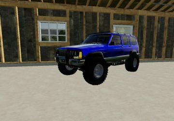 Мод Jeep Cherokee Converted версия 1.0 для Farming Simulator 2019 (v1.6.0.0)