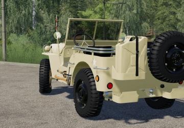 Мод Jeep Willys версия 1.0.0.0 для Farming Simulator 2019 (v1.7.x)