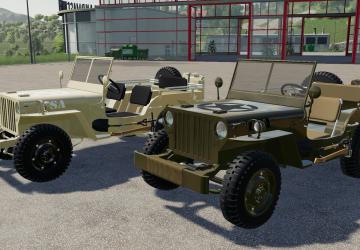 Мод Jeep Willys версия 1.0.0.0 для Farming Simulator 2019 (v1.7.x)