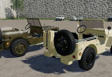 Мод Jeep Willys версия 1.0.0.0 для Farming Simulator 2019 (v1.7.x)