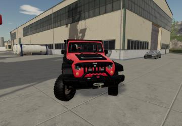 Мод Jeep Wrangler Rubicon версия 2.1.0.0 для Farming Simulator 2019 (v1.4.x)