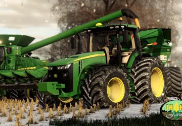 Мод John Deere 2016-2018 8R Series US версия 10.01.21 для Farming Simulator 2019 (v1.7.x)