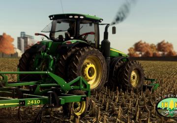 Мод John Deere 2016-2018 8R Series US версия 10.01.21 для Farming Simulator 2019 (v1.7.x)