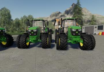 Мод John Deere 6M версия 1.0.0.1 для Farming Simulator 2019 (v1.1.0.0)