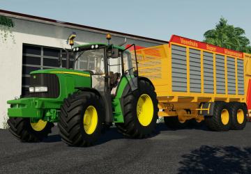 Мод John Deere 6x20 Series версия 1.2.0.0 для Farming Simulator 2019 (v1.7.x)