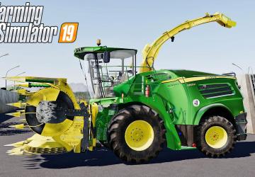 Мод John Deere 8000 Serie версия 2.0.0.0 для Farming Simulator 2019 (v1.4.x)