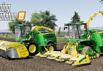 Мод John Deere 8000 Serie версия 2.0.0.0 для Farming Simulator 2019 (v1.4.x)