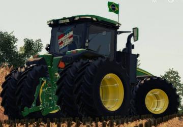 Мод John Deere 8R 2020 BR версия 1.0.0.0 для Farming Simulator 2019