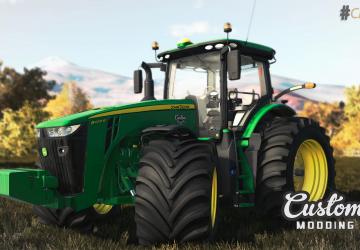 Мод John Deere 8R US версия 1.0.0.0 для Farming Simulator 2019 (v1.1.x)