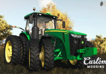 Мод John Deere 8R US версия 1.0.0.0 для Farming Simulator 2019 (v1.1.x)