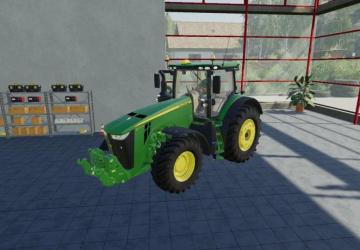 Мод John Deere 8R US версия 1.0.2 для Farming Simulator 2019 (v1.2.0.1)