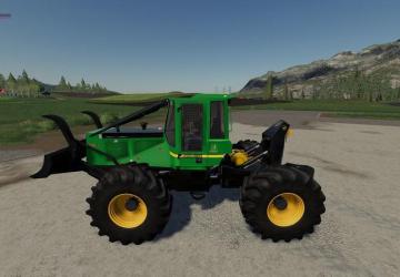 Мод John Deere GIII Skidder версия 1.0.1.6 для Farming Simulator 2019 (v1.4х)