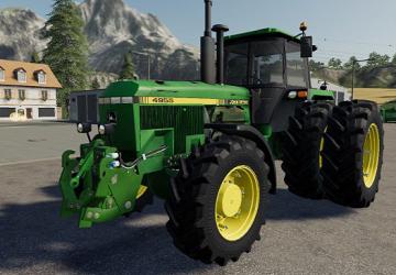 Мод John Deere MFWD5055 версия 2.0 для Farming Simulator 2019 (v1.4х)