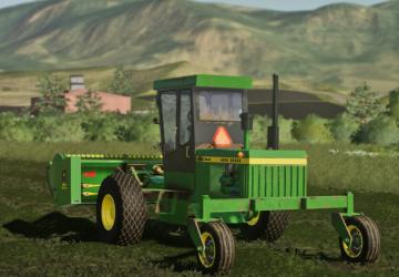 Мод John Deere Windrower версия 1.0.0.0 для Farming Simulator 2019 (v1.7.x)