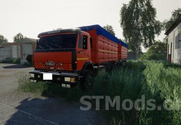 Мод Камаз 43143 сельхозник + НЕФАЗ-8560 версия 2.1.0.1 для Farming Simulator 2019 (v1.7.1.0)