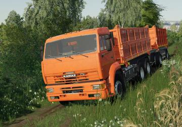 Мод КамАЗ 45143 и Нефаз 8560 Сельхозник - Переделка v0.1.0.0 для Farming Simulator 2019 (v1.7.1.0)