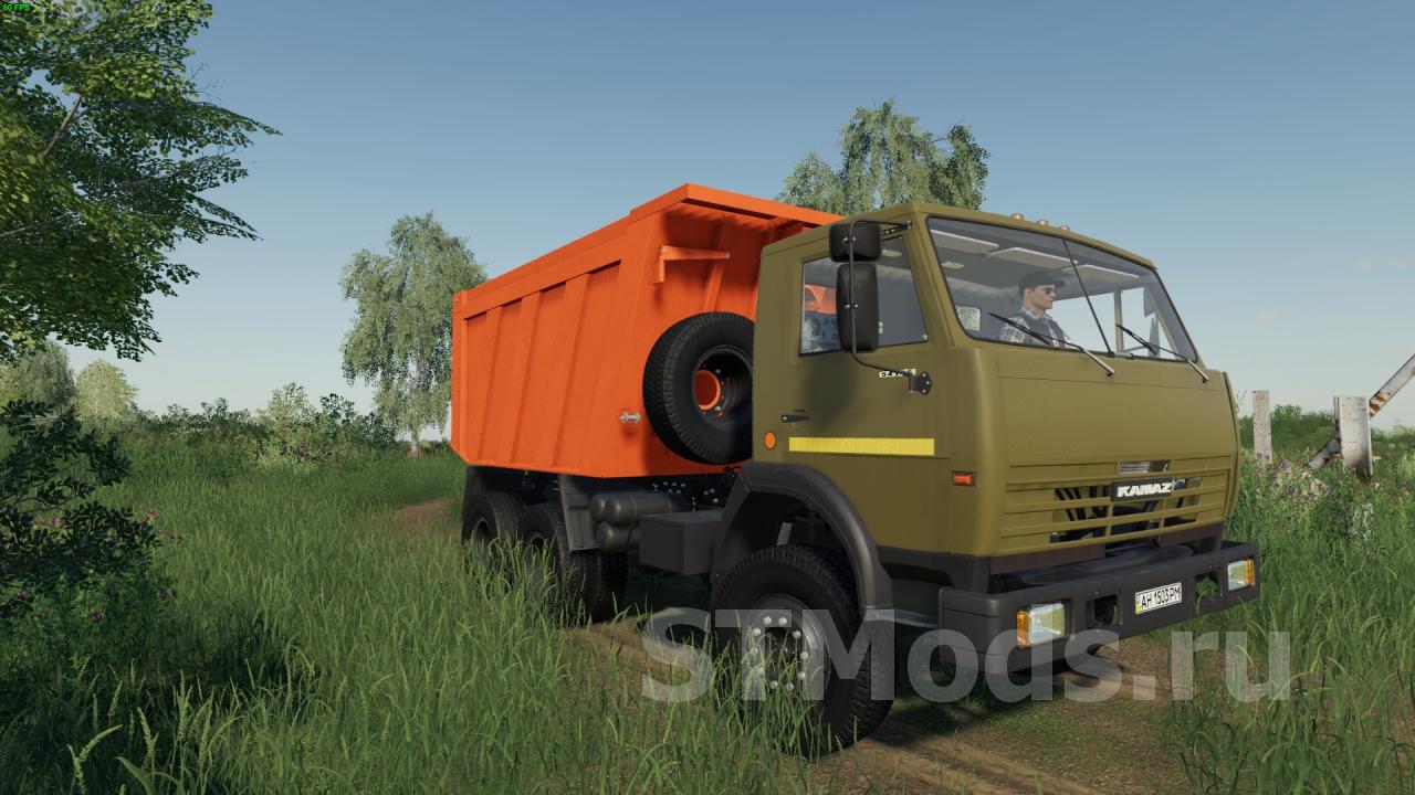 Скачать мод КамАЗ-55111 версия 1.0.0.0 для Farming Simulator 2019 (v1.6.x)