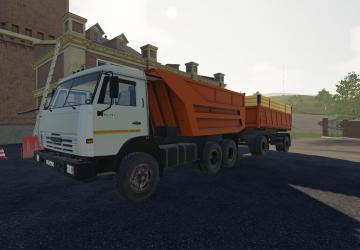 Мод КамАЗ-55111 «Савок» версия 1.2 для Farming Simulator 2019 (v1.3.x)
