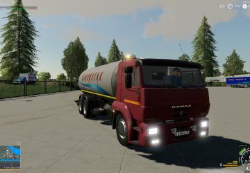 Мод KAMAZ_651175 Tanker версия 1.0.0.8 для Farming Simulator 2019 (v1.7.1.0)
