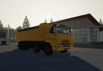 Мод КамАЗ 65201 - Переделка версия 1.1 для Farming Simulator 2019 (v1.7.x)