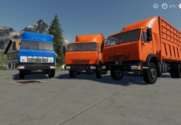 Мод КамАЗ Зерновоз-Переработка версия 3.0.0.0 для Farming Simulator 2019 (v1.7.1.0)