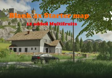 Карта «Blank Starter Map Multi Fruit 4X» версия 1.0 для Farming Simulator 2019 (v1.3.х)