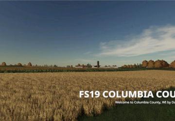 Карта «Columbia County, Wisconsin» версия 1.0 для Farming Simulator 2019 (v1.4х)